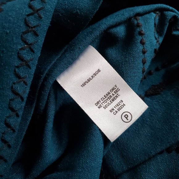 Steven Alan Silk Embroidered Tank Blouse - Picture 7 of 9